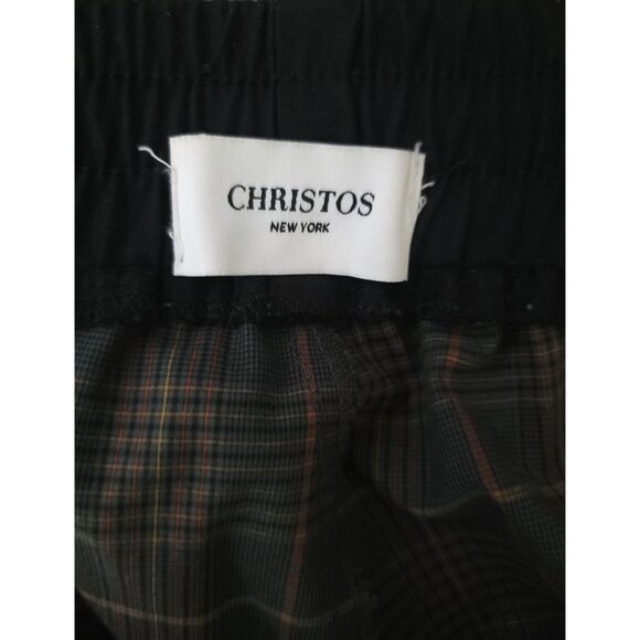 Christos New York THE TRIBECA Plaid Trousers Lounge Pants Men's Sz L - Picture 5 of 6